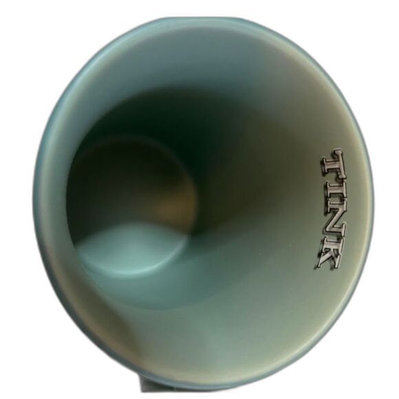 Walt Disney World Park Disneyana Collectible Teal Blue Tinkerbell Coffee Mug - Picture 4 of 4